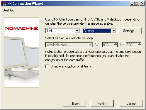 nomachine rdp client